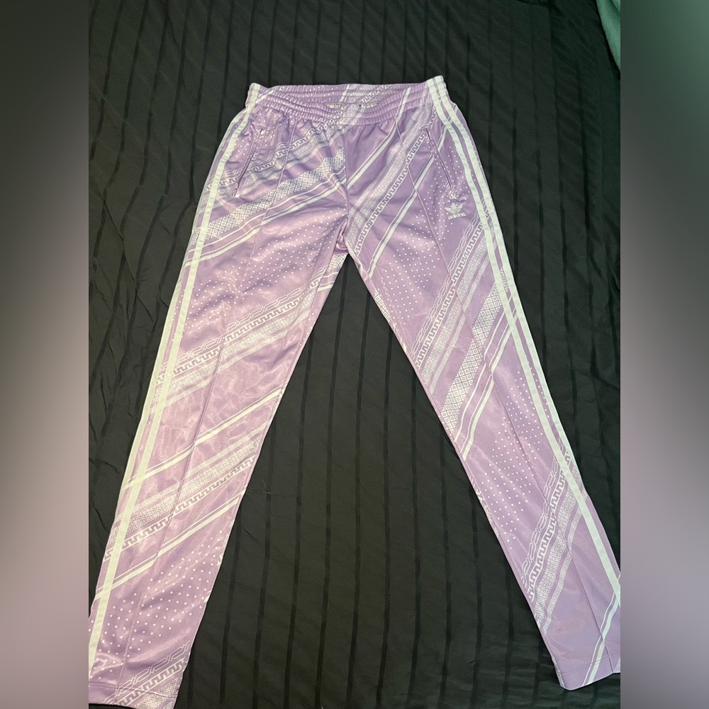 RARE purple adidas track pants